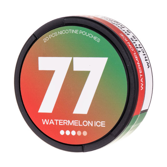Watermelon Ice Nicotine Pouches by 77 Ghost