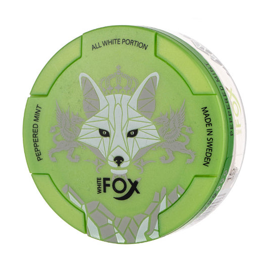 Peppered Mint Nicotine Pouches by White Fox