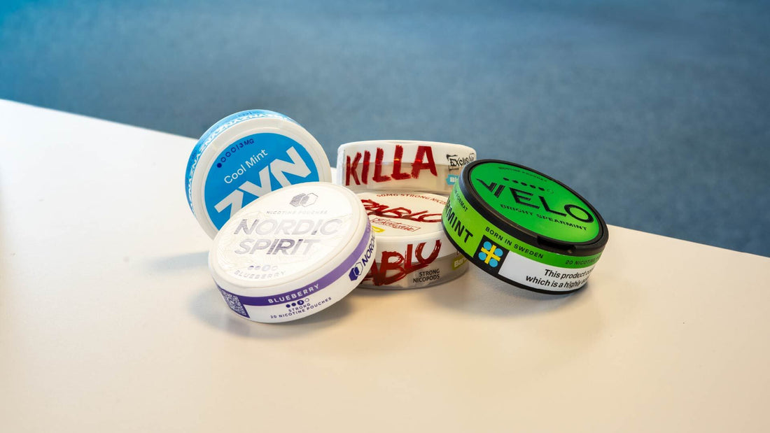 An image of popular nicotine pouches