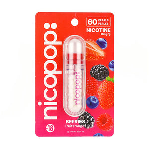Nicopop - Berry Nicotine Pearls (8mg)