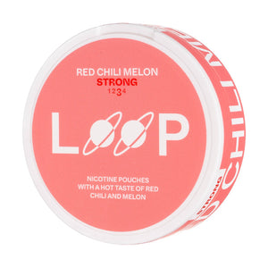 Red Chili Melon Strong Nicotine Pouches by Loop