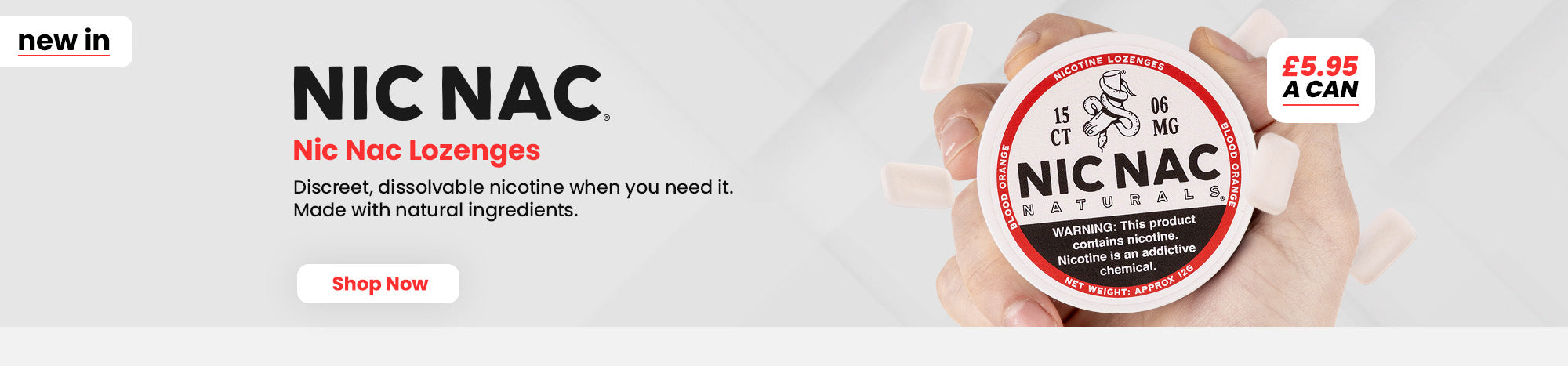 Shop Nic Nac Nicotine Lozenges