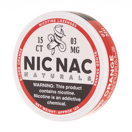 Nic Nac Naturals - Blood Orange Nicotine Lozenges (3mg)