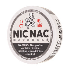 Nic Nac Naturals - Classic Nicotine Lozenges (3mg)