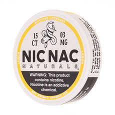 Nic Nac Naturals - Lemon Nicotine Lozenges (3mg)