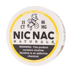 Nic Nac Naturals - Lemon Nicotine Lozenges (6mg)