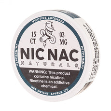 Nic Nac Naturals - Peppermint Nicotine Lozenges (3mg)