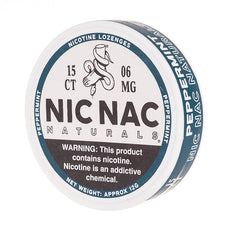 Nic Nac Naturals - Peppermint Nicotine Lozenges (6mg)