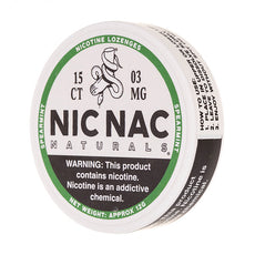 Nic Nac Naturals - Spearmint Nicotine Lozenges (3mg)