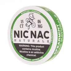 Nic Nac Naturals - Spearmint Nicotine Lozenges (6mg)