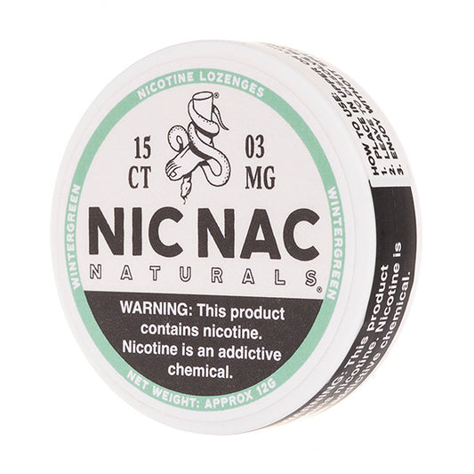 Nic Nac Naturals - Wintergreen Nicotine Lozenges (3mg)