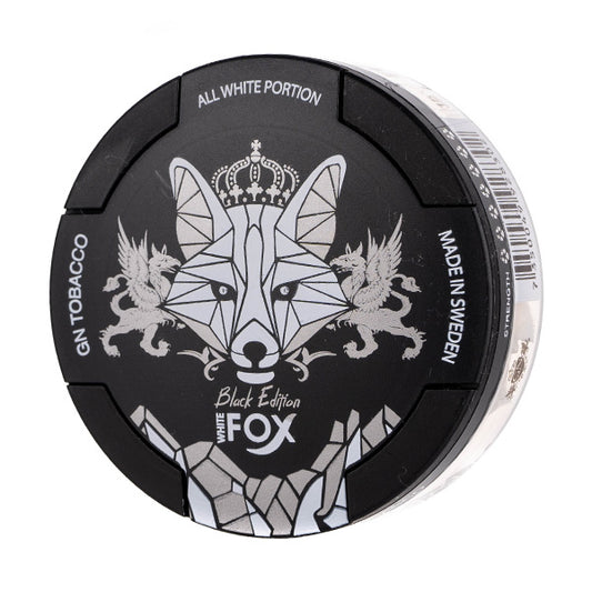 Black Nicotine Pouches by White Fox